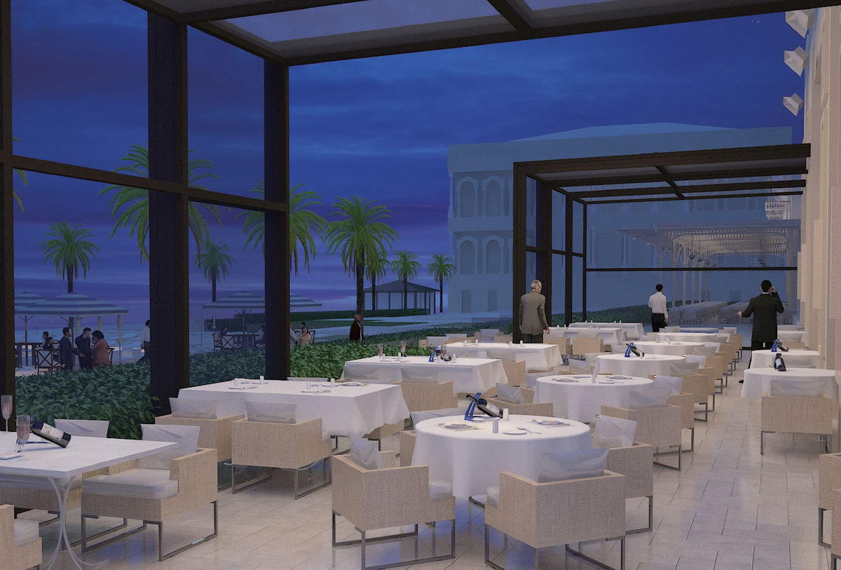 L-type mobile sunroom