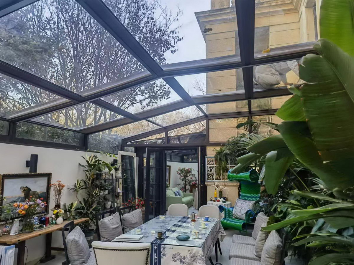 L-type mobile sunroom