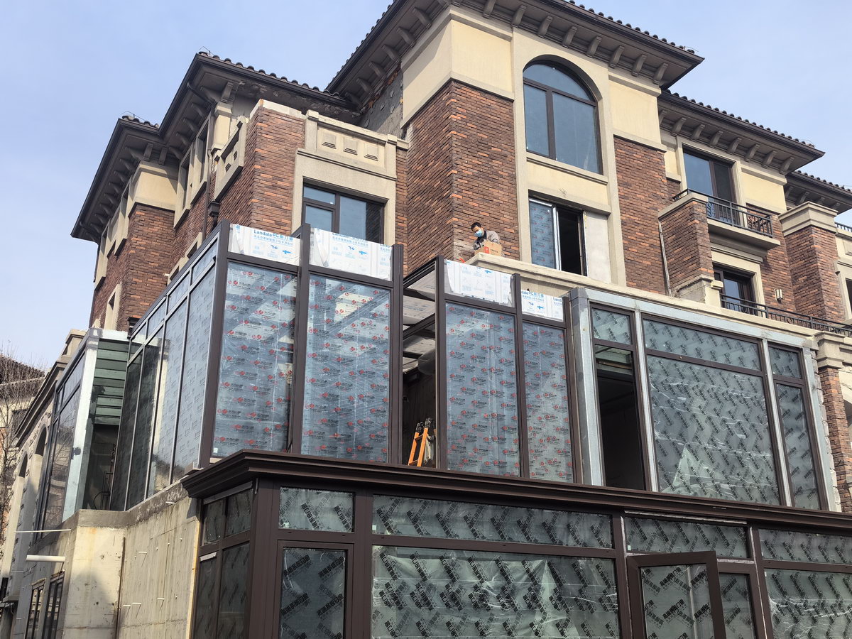 L-type mobile sunroom