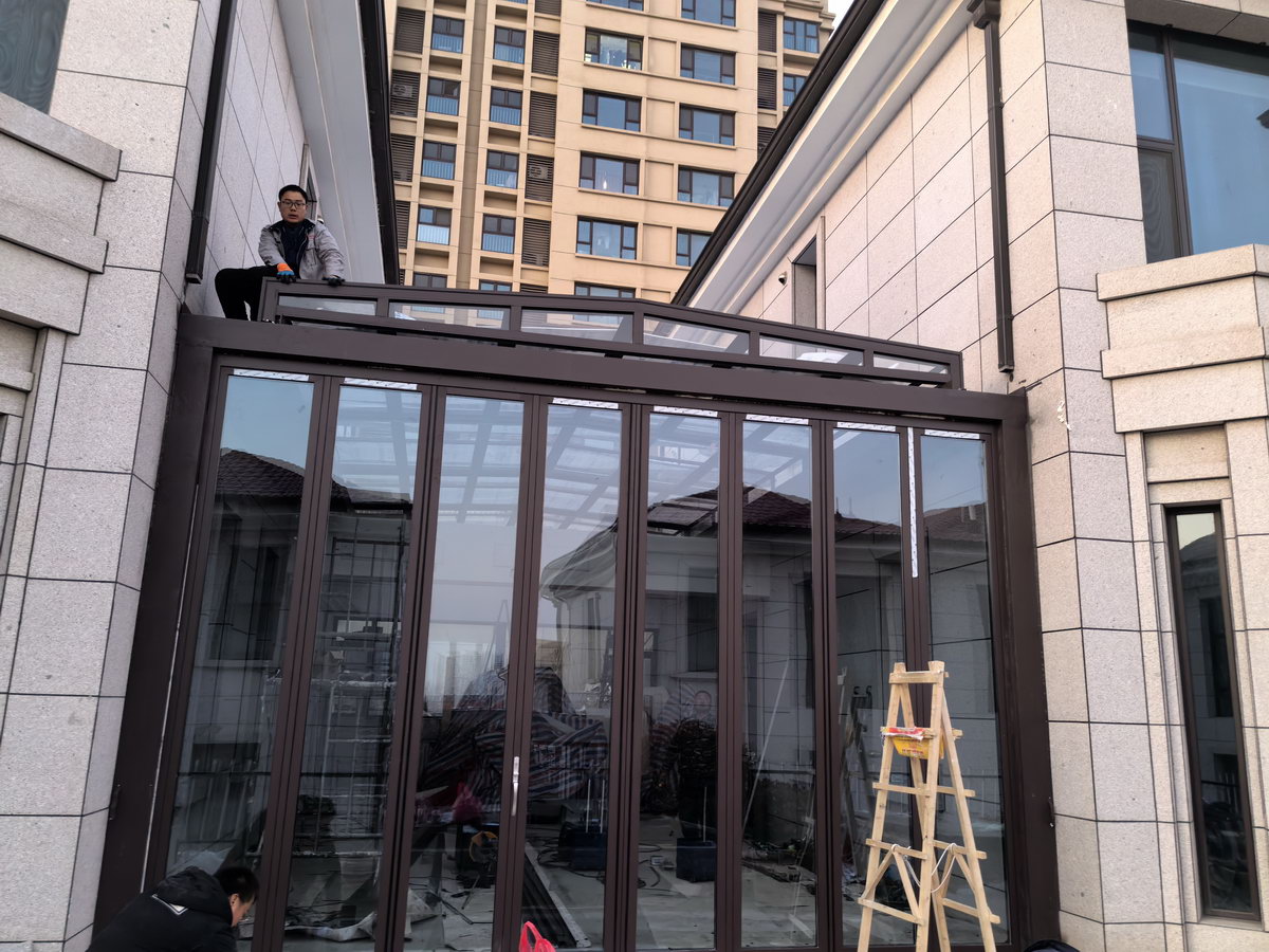 L-type mobile sunroom