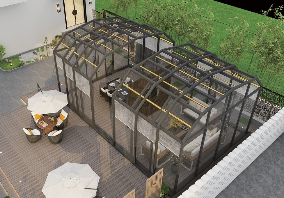 M-type mobile sunroom